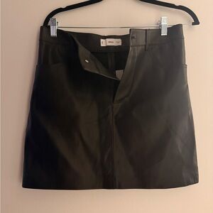 Mango Black Mini Skirt